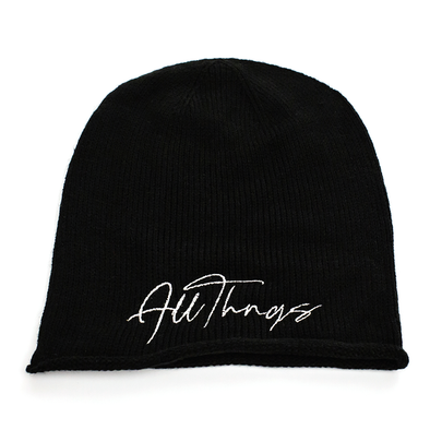 AllThngs Embroidered "Slouchy" Beanie (Scripted)